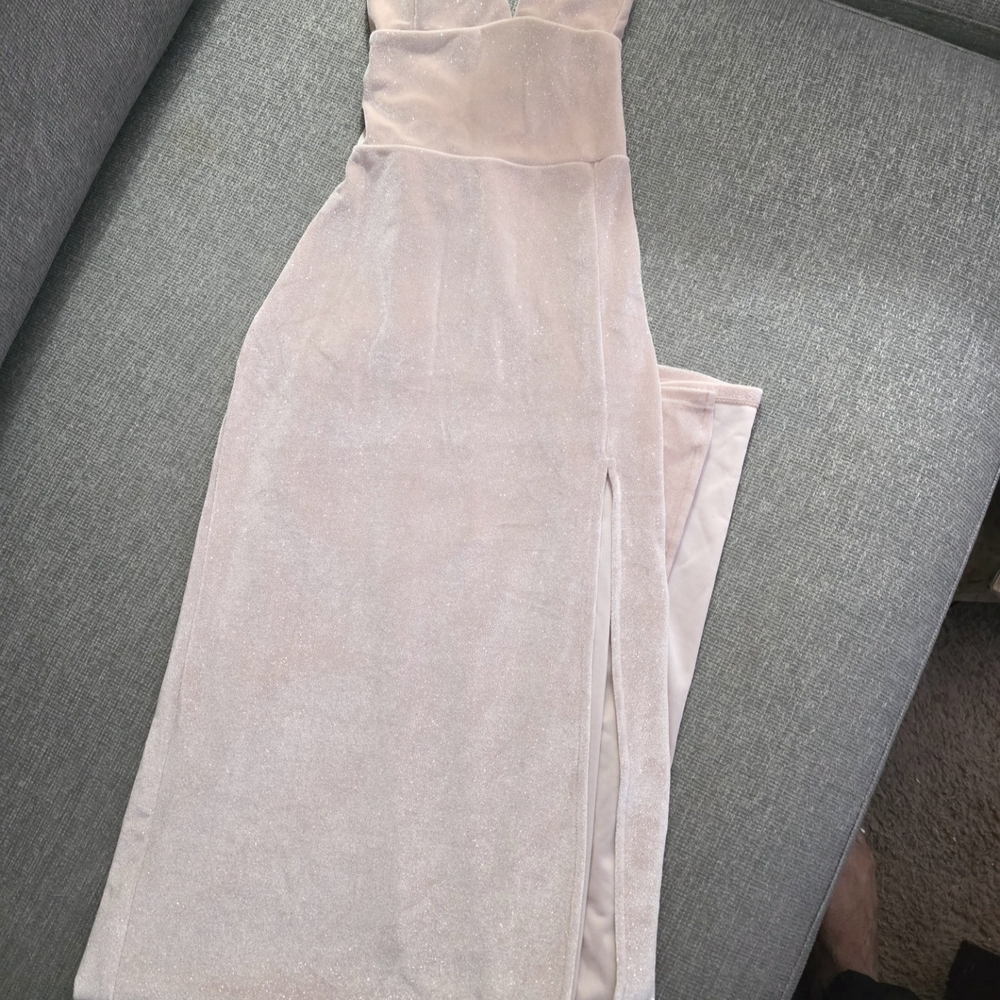 Lucy in the Sky Blush Maxi Dress